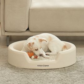 [Copper Life] Eco-friendly Antibacterial Dog Cat Crib Sofa Round Cushion - Antibacterial Deodorant, Waterproof, Copper Fiber Pad - Made in Korea